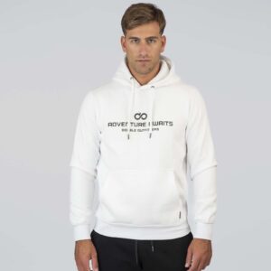 MTOP-1075 OFF WHITE Hoodie with High Density Two-Colored Layer Print