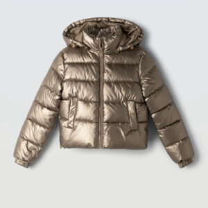 6-14ετών Εβίτα Παιδικό Μπουφάν Χειμώνας 255087 Gold