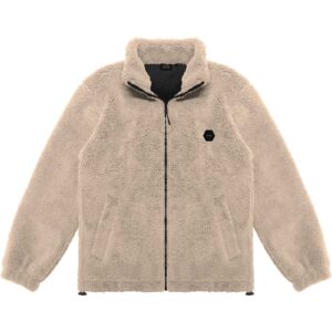 MFT-7012 OFF WHITE Teddy Fleece Top Full-Zip 100% Polyester