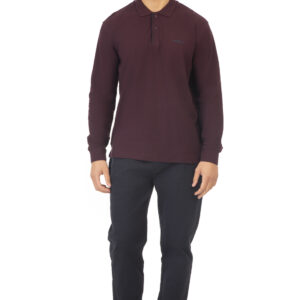Ανδρική Μπλούζα Polo Μακρυμάνικη plus size- Double