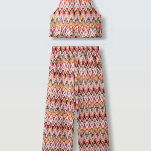 266043 Ebita Σετ Παντελόνα Μπλούζα για Κορίτσι 6-16y Εμπριμέ Καλοκαίρι