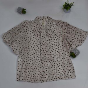 Γυναικείο Πουκάμισο με Μεγάλο Φιόγκο 37255 LAMIAR ΜΠΕΖ ΠΟΥΑ