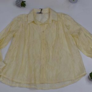 Γυναικείο Πουκάμισο με Κεντήματα YELLOW LOVE & PASSION 20170