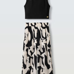 Παιδικό Σετ Παντελόνα Κορίτσι White-Black  8-12y  Ebita  266031