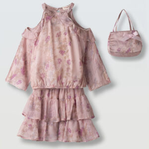 Επίσημο Παιδικό Σετ Σορτς Μουσελίνα Κορίτσι Pink 8-14y Ebita 266064