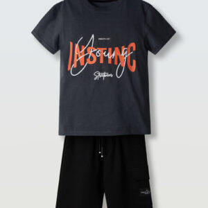 Hashtag 266702  σετ για αγόρι με  βερμούδα  Blue-Gray 8-14y