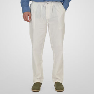 Men's Chinos Pants 261CP-4104 45% Linen 55% cotton Double Linen White