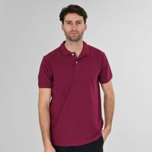 Men's PS-3032	Polo Pique 100% Cotton Double Magenta