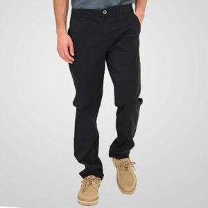 Men's Pants Chinos 98% Cotton 2% Elastane CP-4095 Double Black