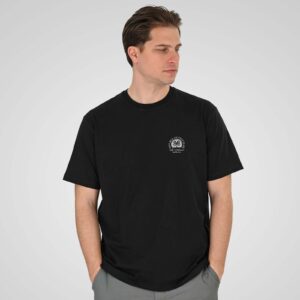 TS-9138	T-Shirt Front Back T-Shirt with Digital Print (Relaxed Fit) 100% Cotton Double Black