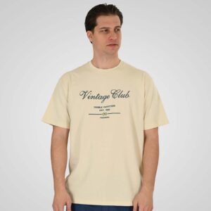 TS-9140	T-Shirt with Embroidery (Heavy Jersey) (Relaxed Fit wide line) 100% Cotton Cream Double