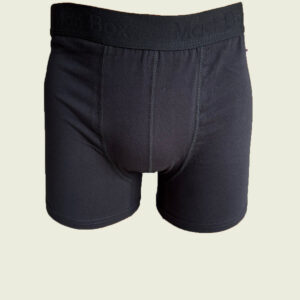 Men's Boxer With Outer Rubber Mad Box 5001 Black 4τεμάχια