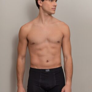 Men's Boxer With Rubber Band Mad Box MBOX-PERASTO-LASTIXO Black 2τεμάχια