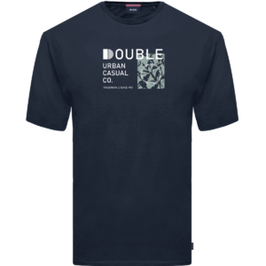 Men's T-shirt Cotton 100%  TS-2002S Navy Double