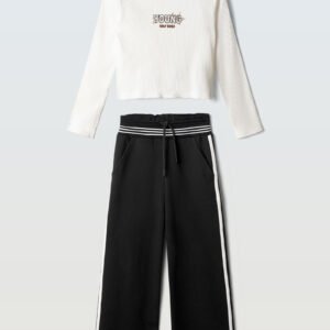 Παιδικό Σετ για Κορίτσι  Ebita White-Black 6-16y 267019