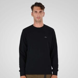 Crewneck with High Density Print (Terry Fleece) Black MTOP-1141 Double