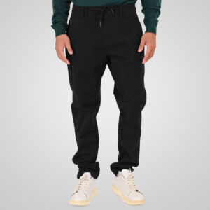 Ανδρικό Παντελόνι με Λάστιχο στη μέση Chinos Pants with Elasticated Waistband CP-4131 Double Black