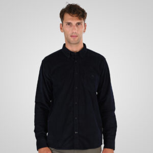 Κοτλέ Πουκάμισο Ανδρικό Shirts with Snap Buttons (Denim Look) GS-5226 Double  Dk Marine