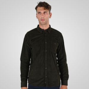 Ανδρικό Κοτλέ Πουκάμισο Shirts with Snap Buttons (Denim Look) GS-5226 Double Khaki