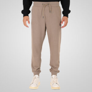 Ανδρική fouter forma panteloni  Jogger Pants with Elastic Waistband and Hem and High Density Print MPAN-6057 Double Dk Beige