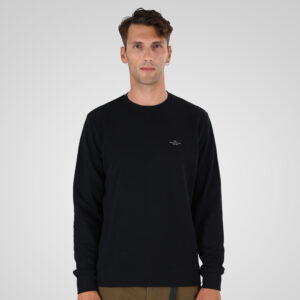 Crewneck with High Density Print (Terry Fleece) Black MTOP-1141 Double