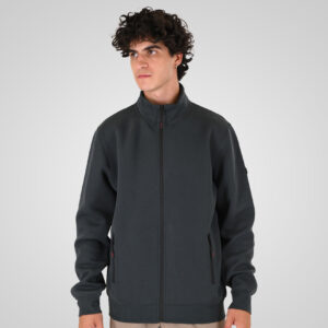 Ανδρική Αθλητική Ζακέτα Full-Zip with Stand-up Collar (Interlock) MTOP-1158 Double Shadow Green